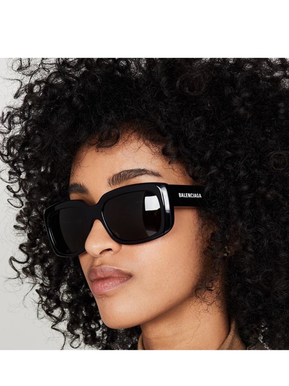 BALENCIAGA Unisex BB0072S 56 mm  Black  Rectangle Sunglasses NWT